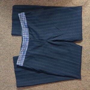 Paul Smith Women Italy Black and Pink Wool Cashmere Trouser Pants Slacks 42